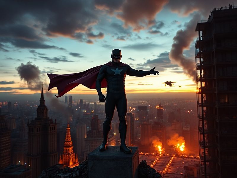 A dramatic promotional image of Invincible Season 4 Episode 7 featuring Mark Grayson in mid-battle, surrounded by Viltrumite