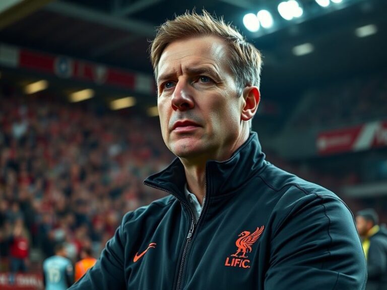 A dynamic action shot of Marco Rose on the touchline, dressed in a tactical vest, gesturing to his team during a high-intensi