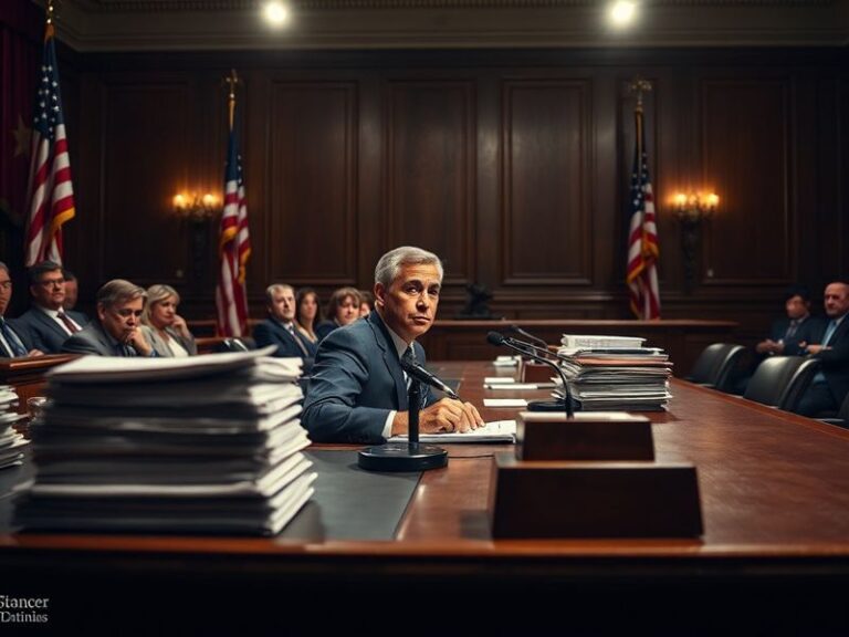 A split-image design: the left side shows Cory Mills speaking at a podium with the U.S. Capitol in the background, while the