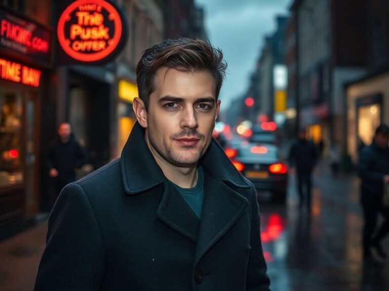 A candid mid-career portrait of Todd Grimshaw in a modern, softly lit studio setting. He wears a casual blazer over a striped