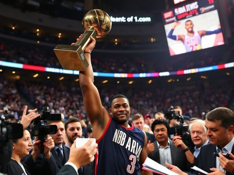 A split-screen image showing Nikola Jokić and Giannis Antetokounmpo in action, with a digital betting odds board overlay. The