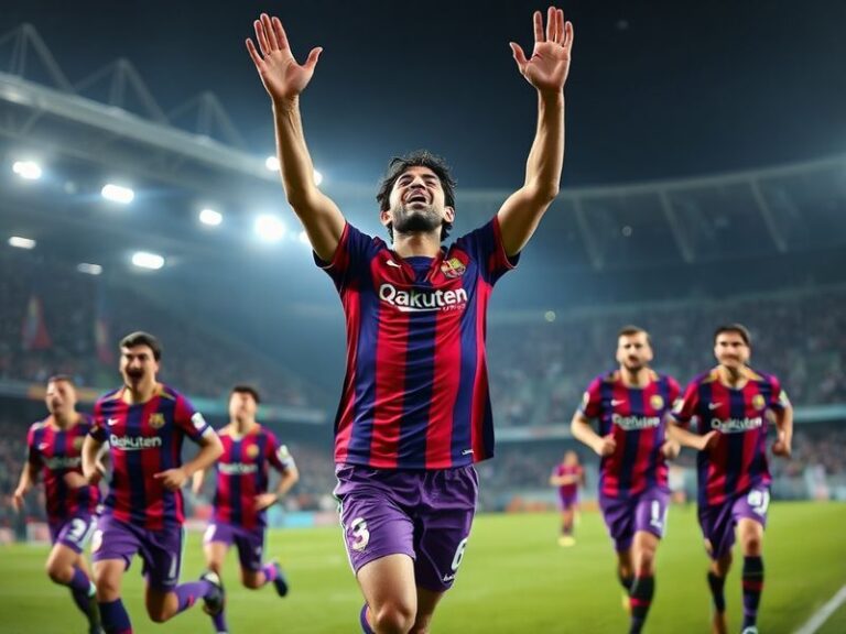 A dynamic shot of Fiorentina's Cyril Ngonge scoring against Crystal Palace at Stadio Artemio Franchi. The stadium is packed w