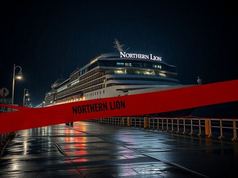 A split-screen image showing Northernlion mid-stream during a past Super Cruise event on the left, with a cancelled event not