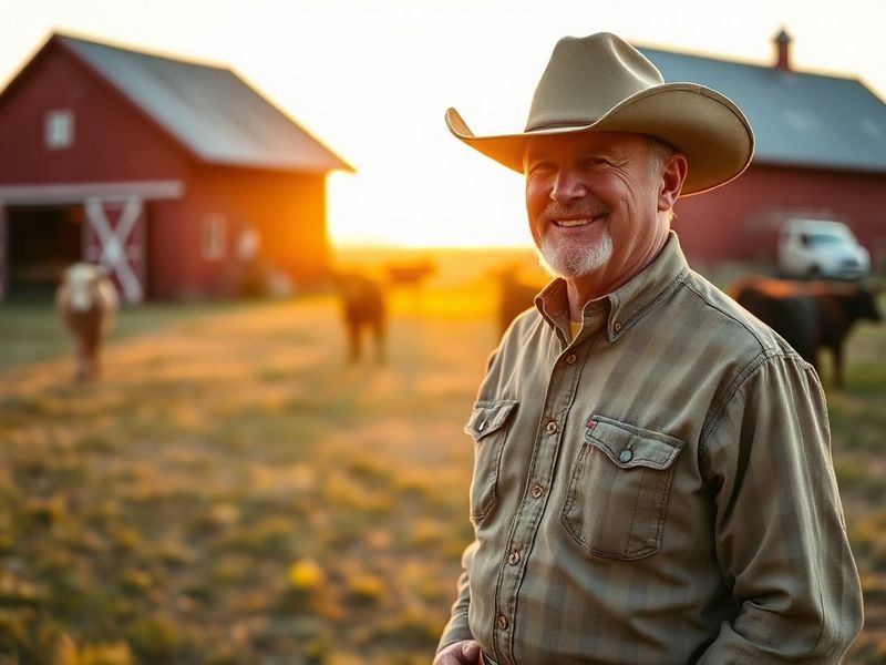 A candid photograph of Bryon Noem standing quietly behind Kristi Noem at a public event, with the South Dakota state capitol
