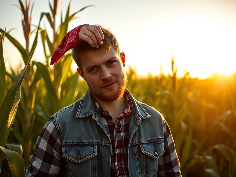 A moody outdoor portrait of Cole Cloer playing banjo on a porch overlooking misty Blue Ridge Mountains at sunrise, wearing a