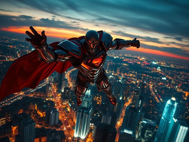 A dynamic comic book cover of Invincible mid-battle, featuring Mark Grayson in his iconic red and black suit against a dramat