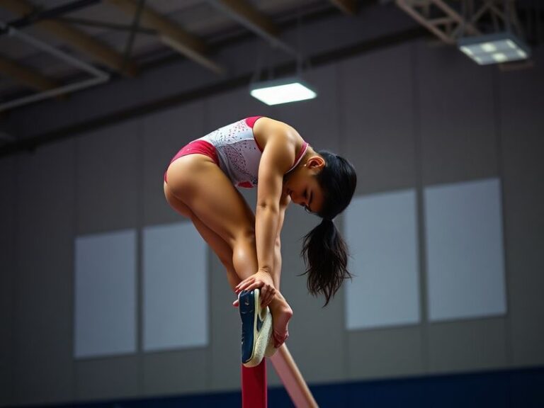 A vibrant studio portrait of Faith Torrez standing in front of one of her murals, holding a paintbrush. The mural behind her