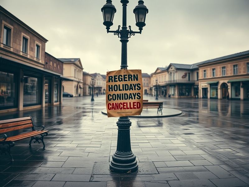 regen central holidays cancelled
