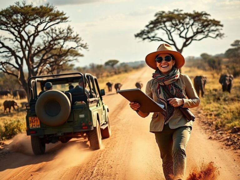 A vibrant promotional image of the I'm a Celebrity South Africa contestants standing in a rugged outdoor setting, wearing saf