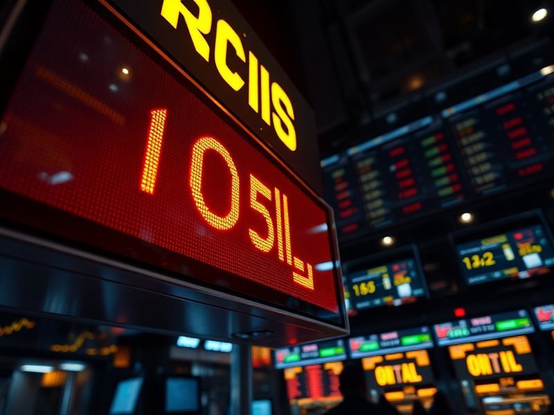 A global map highlighting key oil-producing regions like the Middle East, U.S., and Russia, with price charts and geopolitica