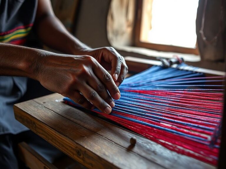 A vibrant scene of Ruke Orhorhoro: elders in traditional attire playing Ekwe drums, masked dancers in elaborate costumes, and