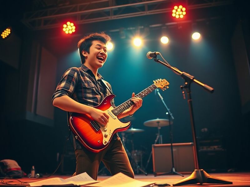 A mid-career portrait of Hao Yu Lee in a modern office setting, wearing a blazer over a collared shirt. Soft natural lighting