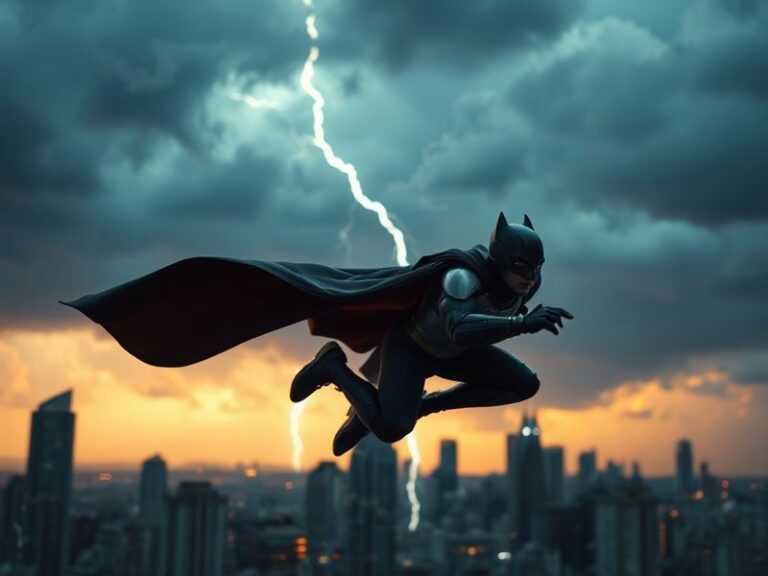 A dynamic scene from Invincible Season 3 featuring Mark Grayson in battle gear, surrounded by Viltrumite soldiers, with a dra