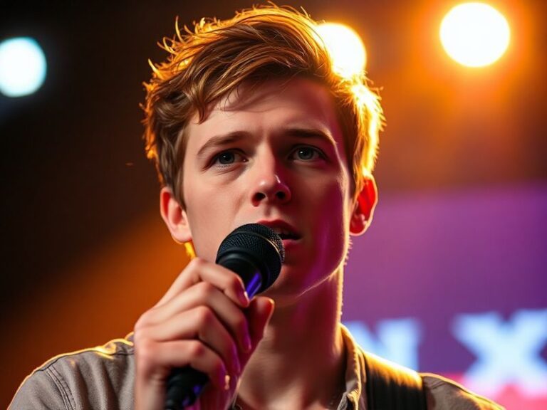 A split-image of Jesse McCartney in his 2004 teen pop era on the left and performing on stage in 2022 on the right, showing h