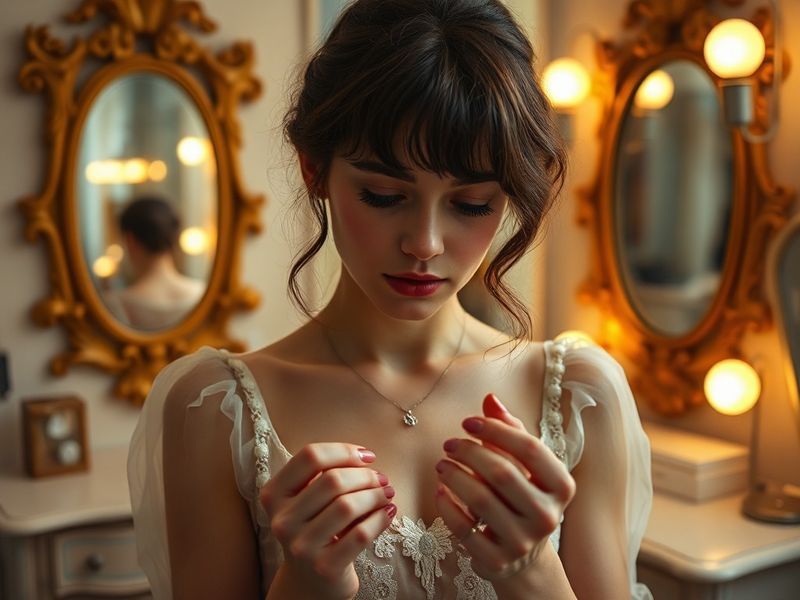 A vibrant promotional image of Cailee Spaeny on a film set, dressed in a stylish yet understated outfit, exuding confidence a