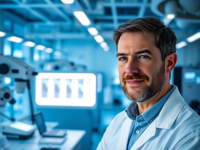 A split-screen image of Bryan Johnson at two ages: one photo showing him in his mid-40s with visible signs of aging, and the