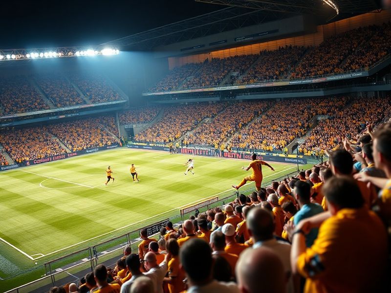 A dynamic match scene between Leeds United and Wolves at Elland Road, capturing the intensity of a Premier League clash. The