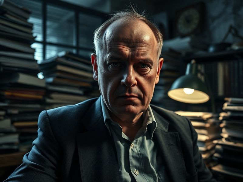 A split-image portrait: on the left, Ross Kemp as Grant Mitchell in EastEnders with a determined expression; on the right, Ke