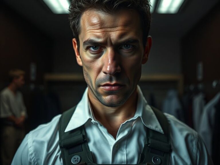 Pellegrino Matarazzo in a dark suit and light blue shirt, standing on the sideline of a packed stadium during a Bundesliga ma