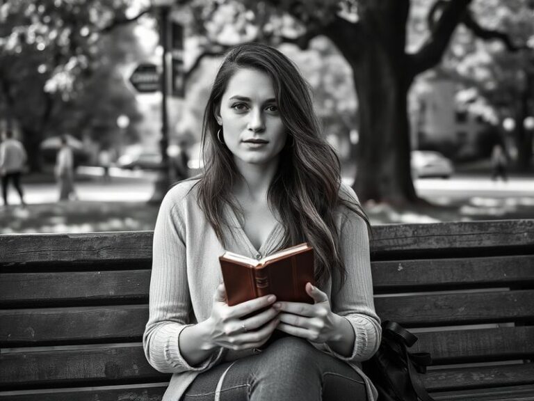 A vibrant studio portrait of Jade Colvin holding a carved wooden sculpture, surrounded by traditional Māori patterns and mode