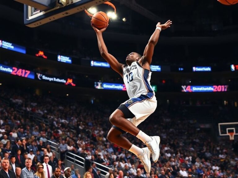 A dynamic action shot of Dorian Finney-Smith in a Mavericks uniform, mid-defensive stance with focused intensity, playing in