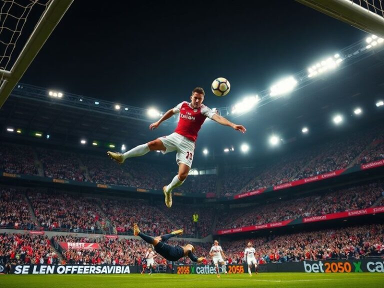 A high-energy shot of Bayern Munich players in red and white striped jerseys pressing VfB Stuttgart players in white and red