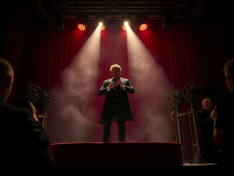 A split-screen image of Franz Wagner driving to the basket against Cade Cunningham, with both teams' benches visible in the b
