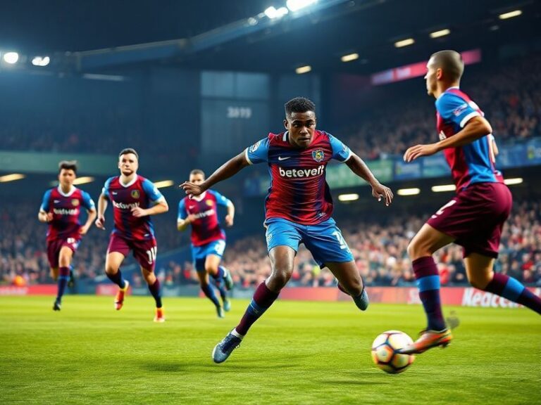 A vibrant shot of Selhurst Park packed with fans, capturing the electric atmosphere of a Premier League match between Crystal