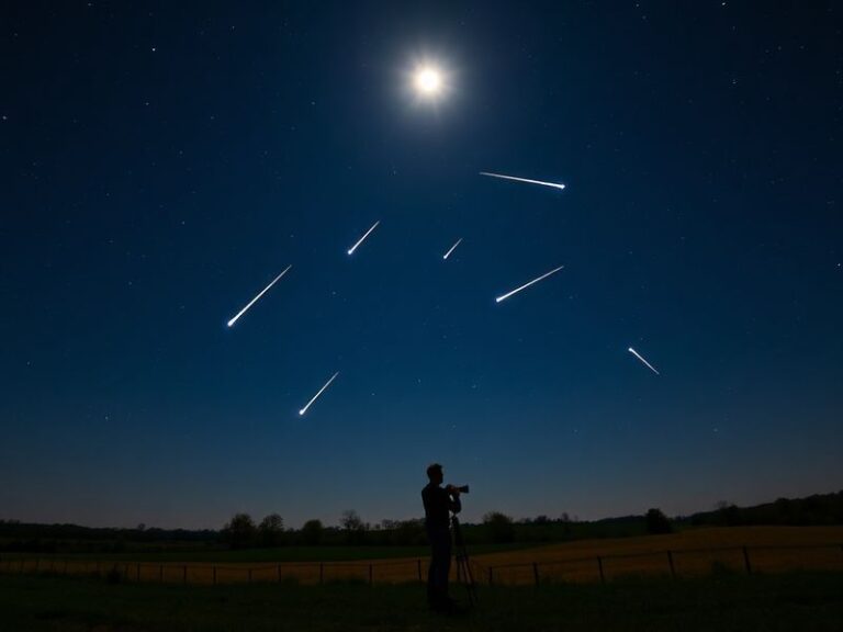 lyrid meteor shower tonight