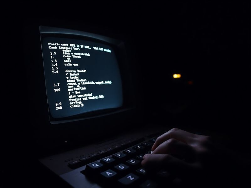 A vibrant illustration of WOH G64, a massive red supergiant star enveloped in a glowing shell of dust and gas, set against th