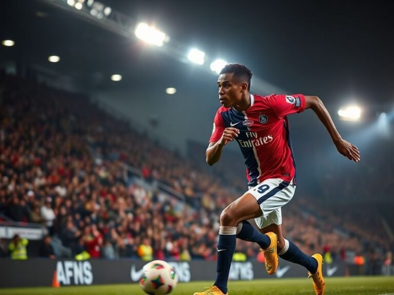 A dynamic shot of PSG players in action against Nantes, highlighting the intensity and competition on the field. The image sh