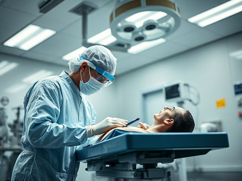 A somber courtroom sketch or forensic lab setting, with legal documents and a microscope in focus, conveying the gravity of t