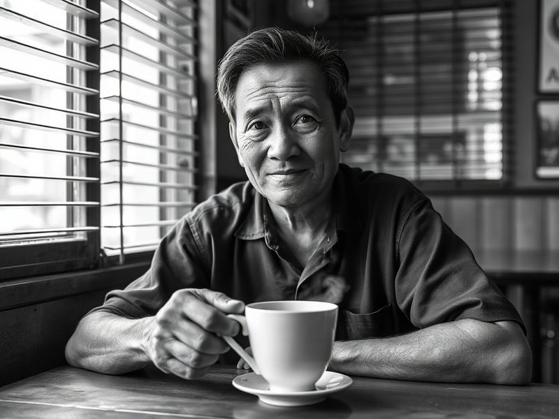 A dynamic action shot of Jose Soriano mid-fight in the Octagon, showcasing his striking technique and intense focus. He is we