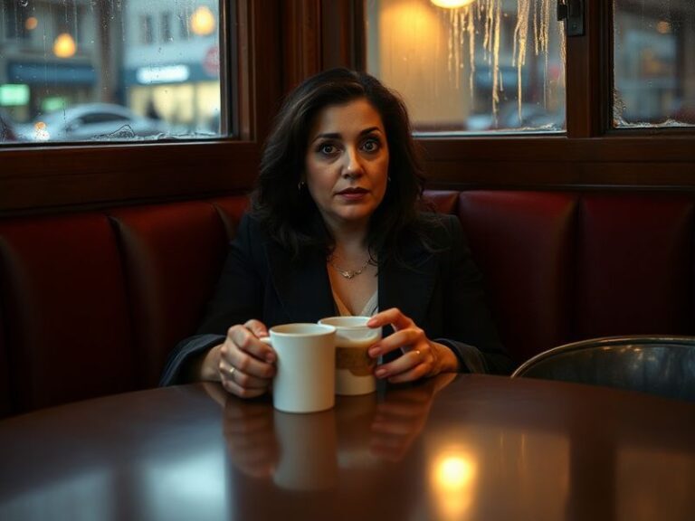 A split-screen image of Sandra Lee and Ben Youcef in happier times, juxtaposed with a modern, minimalist illustration of a br