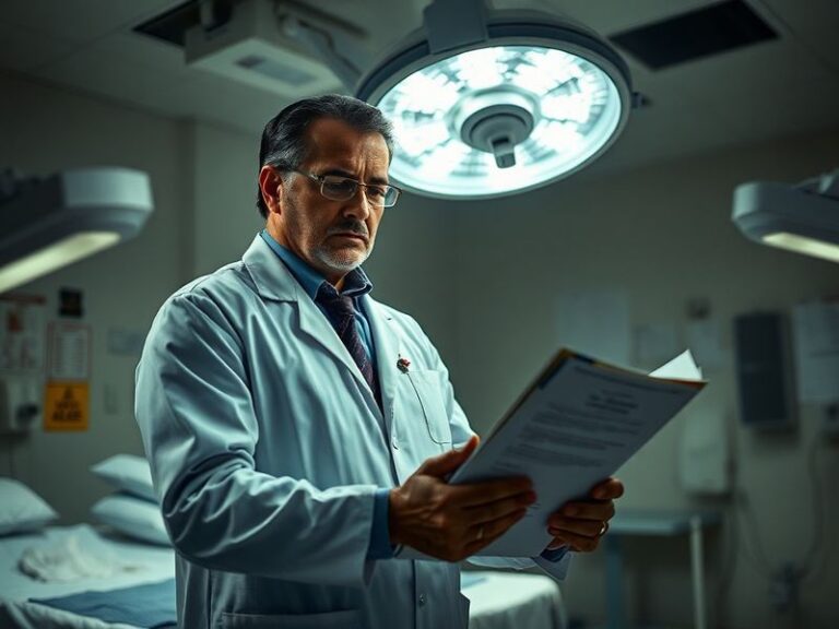 A somber courtroom sketch-style illustration showing a family portrait of Celeste Rivas Hernandez with a gavel and scales of