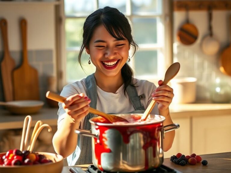 A stylish, atmospheric shot of Jamie Ding in a creative workspace, surrounded by vintage books, a vinyl record player, and a