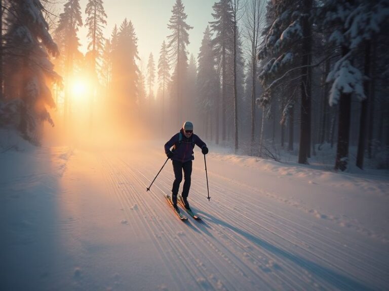 A dynamic action shot of Eriksson Ek in a Minnesota Wild jersey, skating with purpose on the ice, showcasing his focus and in