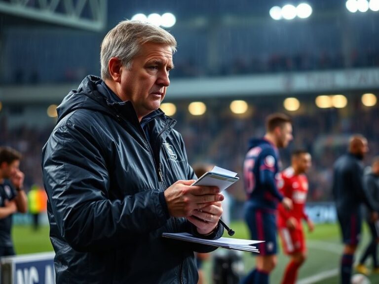 A mid-career portrait of Tony Parkes in a Blackburn Rovers tracksuit, standing on the touchline during a match in the 1990s.