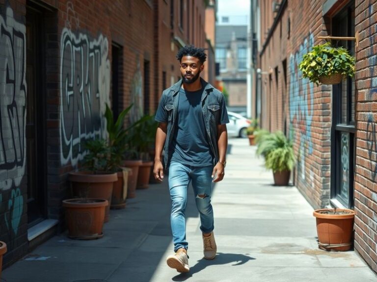 A dynamic action shot of Jalen Reed mid-hurdle race, wearing neon custom spikes, set against a blurred stadium background wit