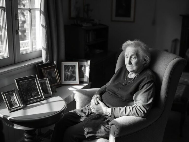 A diverse group of women in traditional and modern attire, some wearing white saris symbolizing mourning, engaged in conversa