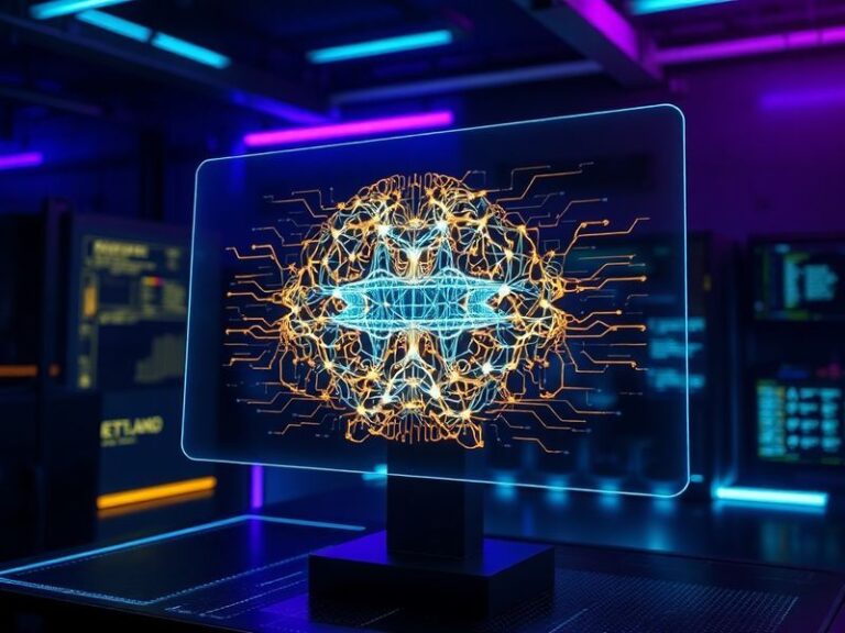 A futuristic digital interface displaying the GPT-5.5 logo alongside glowing data streams and global network nodes, symbolizi