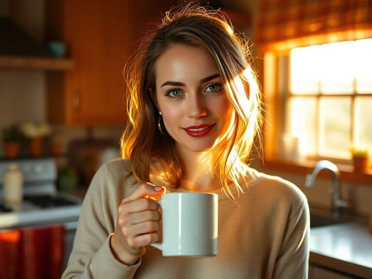 A professional headshot of Paige Schiller on the set of Good Morning America, with the show's iconic sunrise backdrop and a c