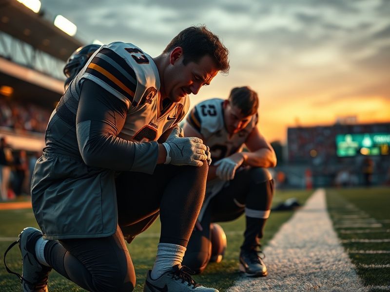 A split-image visual: the left side shows Jermod McCoy mid-performance on stage with dramatic lighting, while the right side