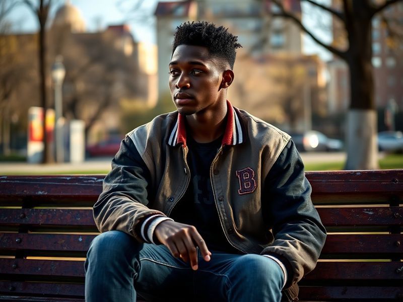 A dynamic action shot of Brandon Cissé skateboarding through the vibrant streets of Dakar, Senegal, with the African sun sett