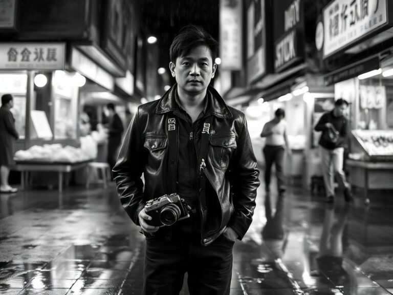 A dynamic urban scene featuring a Dante Chen mural with glowing digital elements, surrounded by diverse city dwellers interac