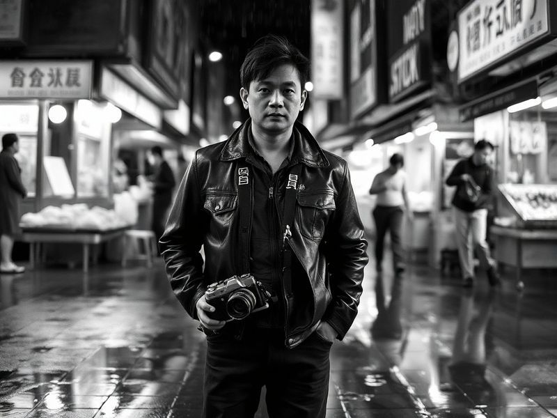 A dynamic urban scene featuring a Dante Chen mural with glowing digital elements, surrounded by diverse city dwellers interac