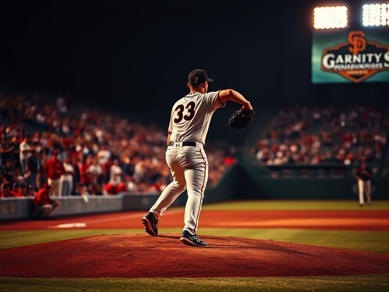 A packed MetLife Stadium under cold November lights, with Giants players celebrating a touchdown while Eagles defenders look