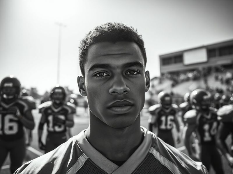 A dynamic action shot of Brenen Thompson mid-match, executing his signature Thompson Driver finisher in a sold-out arena, wit