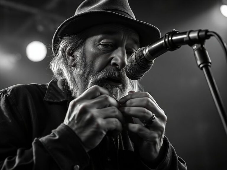 A split-image composition showing Jimmy Rolder in his Berlin studio surrounded by canvases, with a digital overlay of his gli
