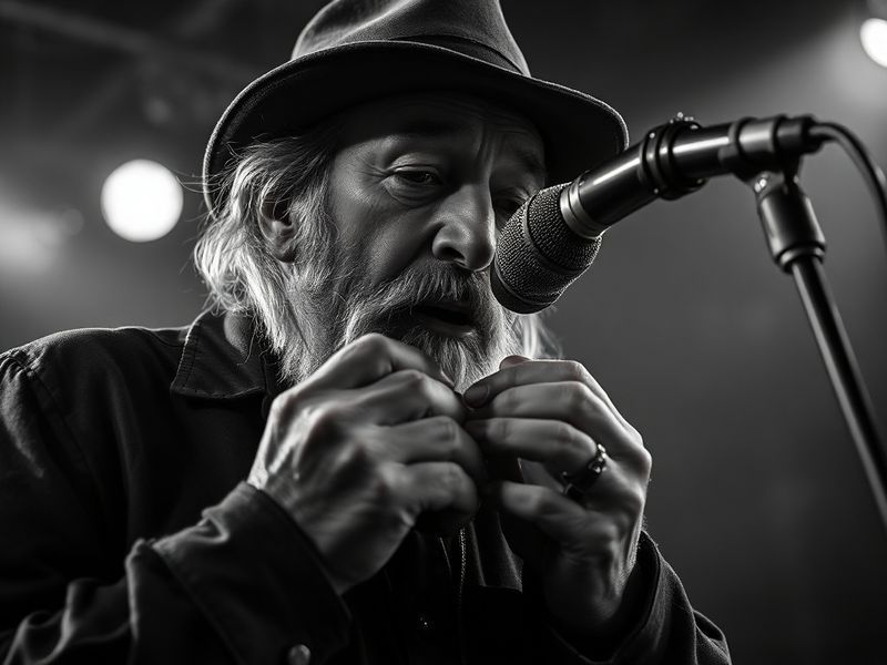 A split-image composition showing Jimmy Rolder in his Berlin studio surrounded by canvases, with a digital overlay of his gli